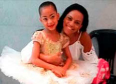 Carla e Alex – Pais da aluna Thaissa Alexandra Barbosa  Ballet Clássico